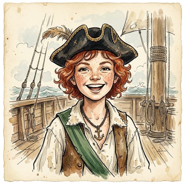 Tegnet portrett av Mathilde